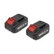 Перфоратор аккумуляторный Yato SDS+ (2х Li-Ion) 18 В 4 Ач (J 2.5 Дж) Ø≤22 мм в бетоне (3 режима) YT-827722 - изображение 8