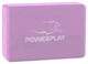 Блок для йоги PowerPlay 4006 Yoga Brick Фіолетовий (PP_PP_4006_Violet_Yoga_Brick) - зображення 1