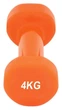 Гантель вінілова PowerPlay 4125 Achilles 4 кг. Помаранчева (1 шт.) (PP_PP_4125_4kg) - зображення 4