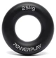 Еспандер кистьовий силіконовий PowerPlay PP-4324 Hand Grip Ring Hard 25 кг. Чорний (PP_PP_4324_25kg) - зображення 1