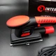 Вибрационная шлифмашина Intertool BRP 200 Вт для металла и древесины с платформой 187х90 мм и блокировкой кнопки включения для длительной работы профессиональная с выходом под пылесос для удаления сварочных швов и шлифовки поверхностей - изображение 3