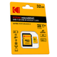 Карта памяти Kodak microSDHC 32GB UHS-I U3 V30 A1 Class 10 до 100MB/s + SD адаптер для телефона, камеры, дрона - изображение 1