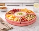 Набор тарелок для подачи закусок из меламина розовый 29 см 6 элементов Serving Platter - изображение 3
