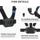 Кріплення на груди для екшн-камери Telesin Vest Chest Strap v2 (GP-UCS-001) [170363] - зображення 11