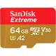 Карта пам'яті SanDisk Extreme microSDXC 64GB UHS-I U3 A2 V30 + SD Adapter (SDSQXAH-064G-GN6AA) [174298] - зображення 3