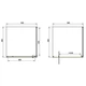 Душова кабіна Primera Frame SHRC56906 90х90 см профіль хром/прозоре скло - изображение 3