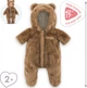 Комбінезон-конверт для ляльки Corolle Brown Bear Коричневий 42 см (9000160220) - зображення 5