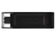 Флеш накопичувач USB 256Gb Kingston DataTraveler 70, Black, Type-C 3.2 Gen 1 (DT70/256GB) - изображение 2