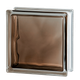 Стеклоблок яркоокрашенный бронзовый Brilly Bronze Wave 1919/8 - изображение 1