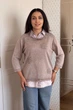 Светр INEDIT 10636 Beige 1 - изображение 1