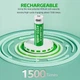Комплект акумуляторів PUJIMAX AA Li-ion 1.5 V 4255 mWh (4 шт.) у кейсі + кабель USB Type-C - зображення 7