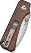 Składany nóż kieszonkowy Civivi Baby Banter Slip Joint C25066A-2 Nitro-V / Wood Naturalne drewno (810224940293) - obraz 3
