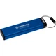 USB флеш накопитель Kingston 16GB IronKey Keypad 200 Blue USB 3.2 - изображение 4
