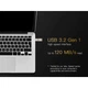 USB флеш накопитель Acer 32GB UF300 Silver USB 3.2 - изображение 7