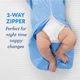 Спальный конверт на молнии SwaddleMe Arms Free Tumbling Tulip (L) - изображение 4