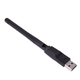 USB WiFi адаптер RT 7601 черный компактный с внешней антенной для ресивера и доступа к интернету - изображение 2