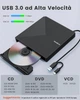 Внешний CD/DVD привод PeroBuno TP620 USB 3.0 + Type-C, запись и чтение дисков, для ноутбука и ПК - изображение 3