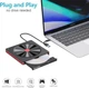 Внешний CD/DVD привод Aumdie BT681 USB 3.0 + Type-C, DVD±RW, портативный для ноутбука, ПК, Mac - изображение 4