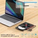 Внешний CD/DVD привод Aumdie BT681 USB 3.0 + Type-C, DVD±RW, портативный для ноутбука, ПК, Mac - изображение 6