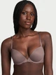 Бесшовный комплект белья Victoria's Secret бюст Push-up и трусики брифы 1161428785 (Коричневый 34A/S) - изображение 2