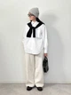 Рубашка оверсайз Uniqlo 1160311335 (Белый XL) - изображение 15