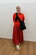 Легкая рубашка UNIQLO на пуговицах 1159839852 (Оранжевый XS) - изображение 10