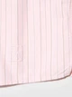 Укороченная рубашка свободного кроя JW Anderson Uniqlo в полоску 1159863176 (Розовый XL) - изображение 6