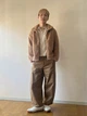 Укороченная рубашка свободного кроя JW Anderson Uniqlo в полоску 1159863184 (Бежевый XXL) - изображение 8