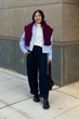 Укороченная рубашка свободного кроя JW Anderson Uniqlo в полоску 1159863185 (Голубой XL) - изображение 9