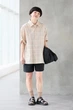 Рубашка в клетку UNIQLO с короткими рукавами 1161496350 (Бежевый XL) - изображение 9