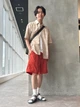 Рубашка в клетку UNIQLO с короткими рукавами 1161496350 (Бежевый XL) - изображение 11