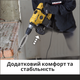 Перфоратор Powerplus POWX1197 1500 Вт 5 Дж SDS-Plus - изображение 9