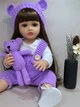Реалистичная кукла Реборн 55 см полностью виниловая Doll Reborn Baby К0100217 - изображение 4
