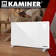 Электрический стеклянный конвектор Kaminer Zelva 2500 Вт Wi-Fi с пультом, белый (26573) - изображение 3
