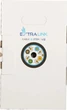 Kabel EXTRALINK CAT6 FTP (F/UTP) V2 sieciowy skrętka 305 m Czarny (5903148910079) - obraz 5