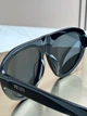 Солнцезащитные очки Prada SPR C05 черные авиаторы ацетат темная линза унисекс оригинал - изображение 8