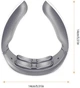 Шейный массажер Cervical Massager 3D Smart Fit с электроимпульсным массажем и подогревом 42°C - изображение 8
