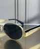 Сонцезахисні окуляри Marc Jacobs MARC 806/S золоті овальні металеві унісекс оригінал - зображення 3