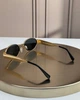 Сонцезахисні окуляри Marc Jacobs MARC 806/S золоті овальні металеві унісекс оригінал - зображення 5
