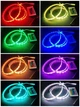 Яскрава універсальна багатоколірна підсвітка на мотоцикл RGB 12V 1м з пультом ДК в силіконі водозахищена. Легка встанолення. - зображення 3