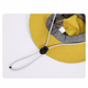 Панама туристическая водостойкая с широкими полями UPF 50+ Gray and Yellow - изображение 5