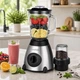 Блендер стаціонарний Luma Bella LB-53023 1500 Вт зі скляною чашею 1,5 л і подрібнювачем зі скляною чашею - зображення 2