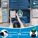 Повнолицева панорамна L/XL Снорклінг Маска для плавання VelaSport 1.0 на все обличчя для купання пірнання мономаска з трубкою та клапаном з кріпленням для екшн камери дитячі та дорослі White Turqouise - зображення 7
