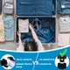 Повнолицева панорамна S/M Снорклінг Маска для плавання VelaSport 1.0 на все обличчя для купання пірнання мономаска з трубкою та клапаном з кріпленням для екшн камери дитячі та дорослі Black Blue - зображення 4