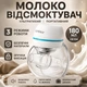 Ультратихий Портативный Электрический молокоотсос Hands-Free со стимуляцией лактации Cmbear ZRX-0211 White - изображение 1