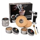 Набор смокер для копчения виски и коктейлей Lesko Whiskey Smoker Kit GH-060 коптильня для напитков - изображение 4