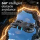 Детская радиоуправляемая игрушка AE21 с HD-камерой, удержанием высоты, избеганием препятствий, до 11 минут игры, до 100 м, черная - изображение 9