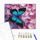 Картина за номерами Brushme Метелик на квітах 40x50 см BS21627 - зображення 2