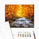 Картина по номерам Brushme Водопад в осеннем золоте 40x50 BS34060 - изображение 2