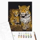 Картина за номерами Brushme Нічні леопарди 40x50 см BS52791 - зображення 2
